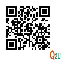 Q2U QR code linking to your first scan page.